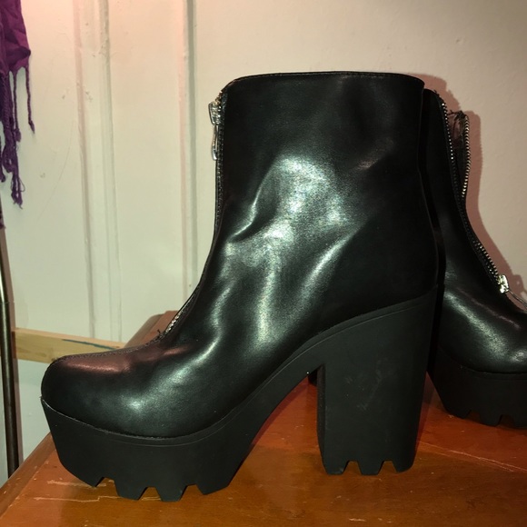 Wedges Booties Zip-up - Picture 4 of 6